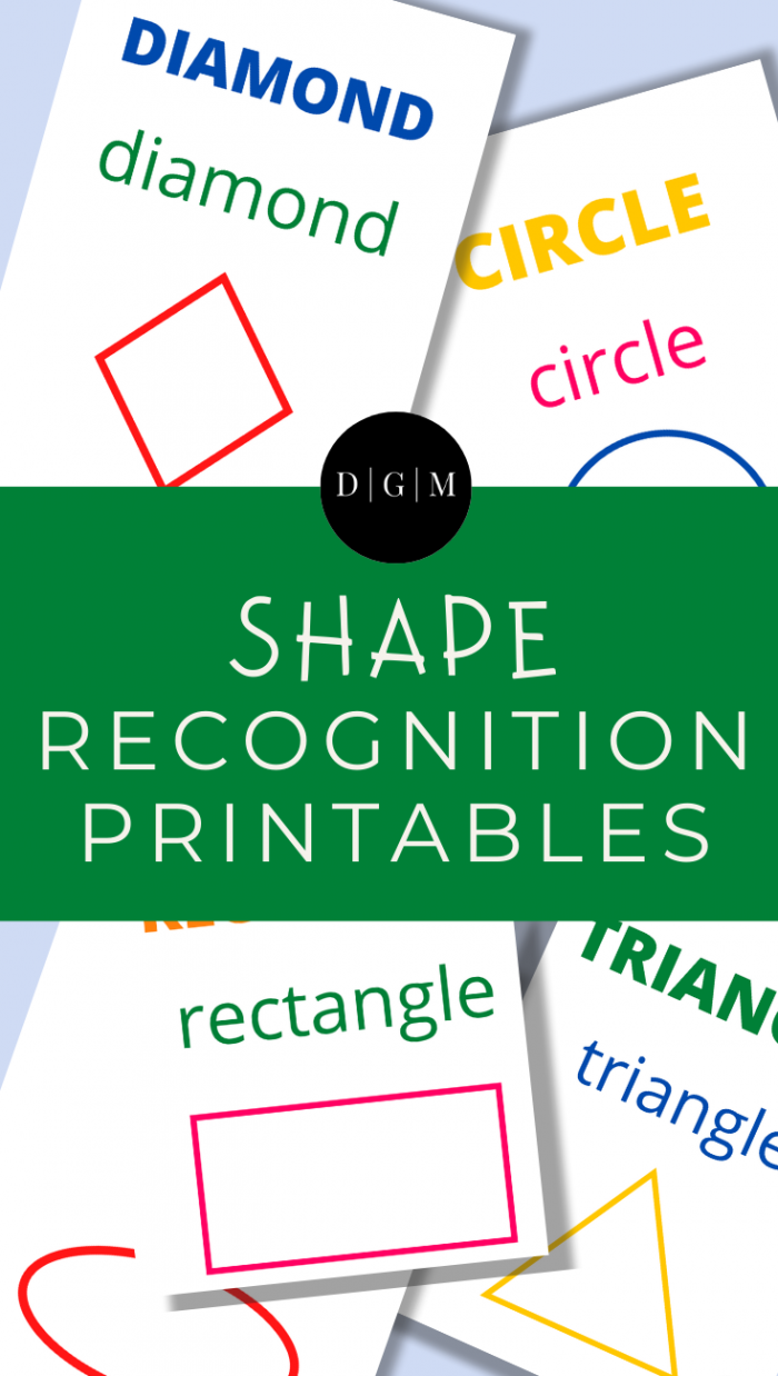 Shape Recognition Printable The DGM Printable Shop